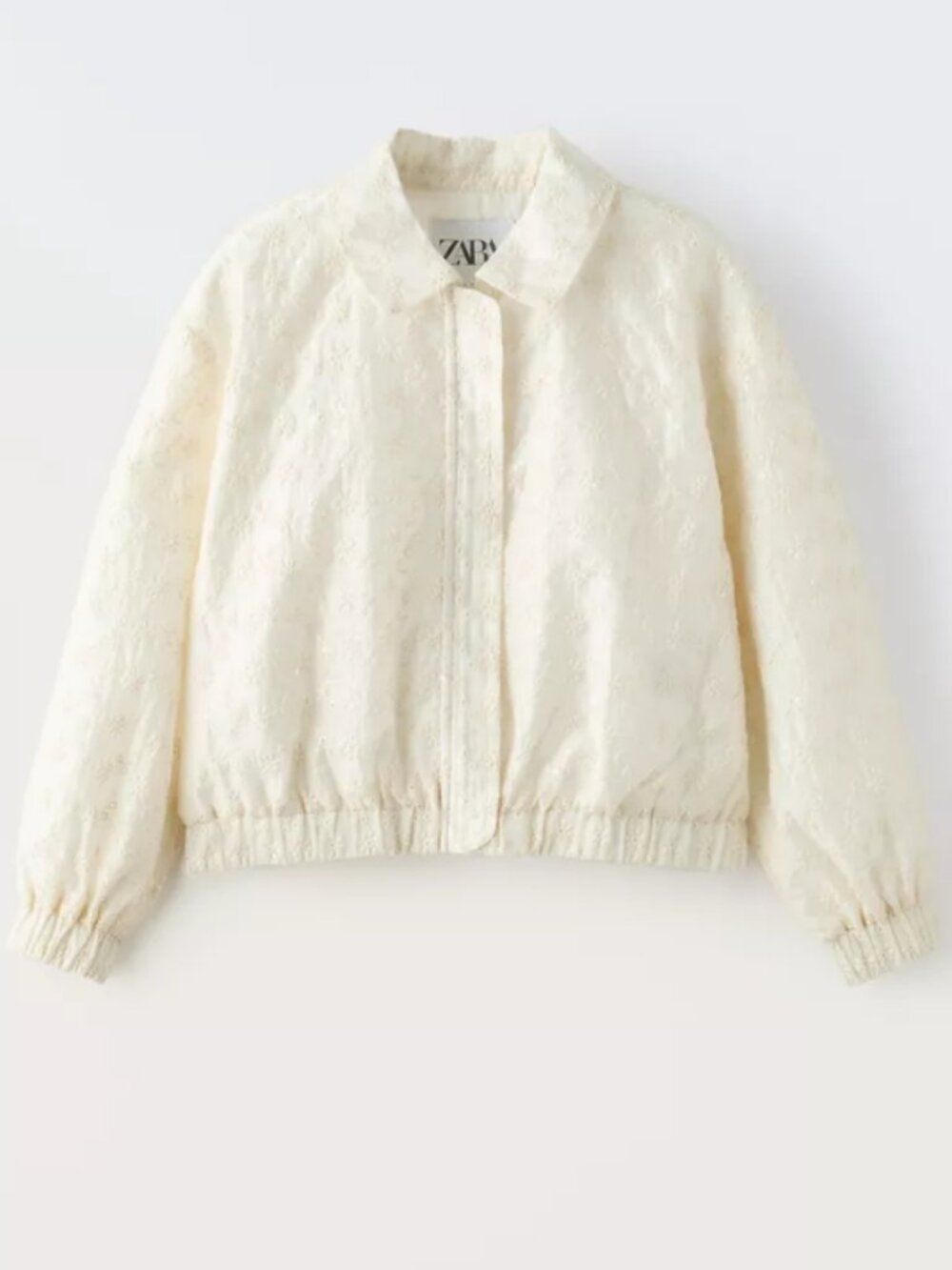 Zara Girls’ Embroidered Sequin Bomber Jacket–Size 8–9Y (51.18 in)/ NWT 🤍✨